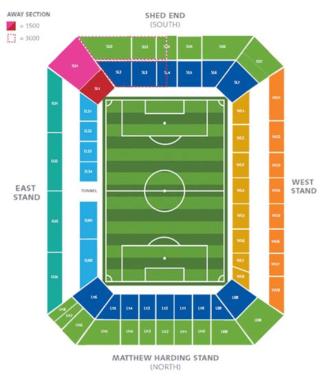 shed end|stamford bridge map.